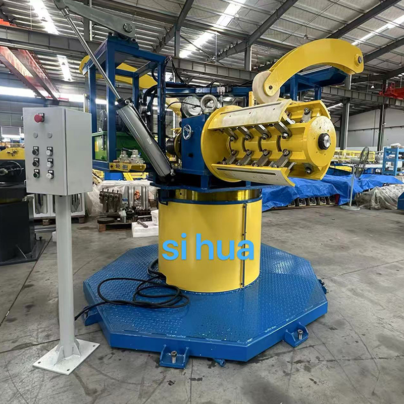 เครื่อง decoiler สำหรับงานหนักแบบชั้นวางตรง